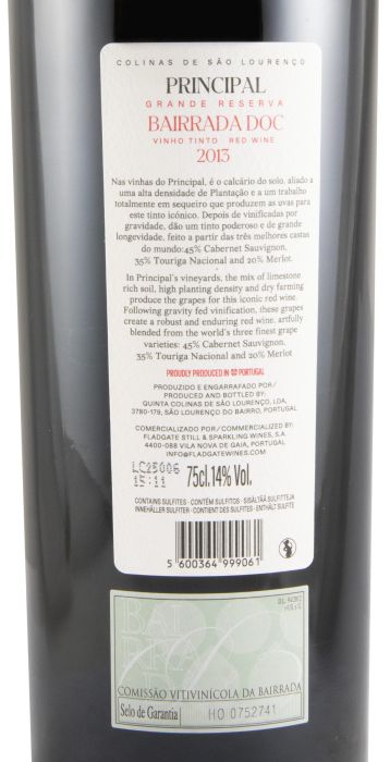 2013 Principal Grande Reserva red
