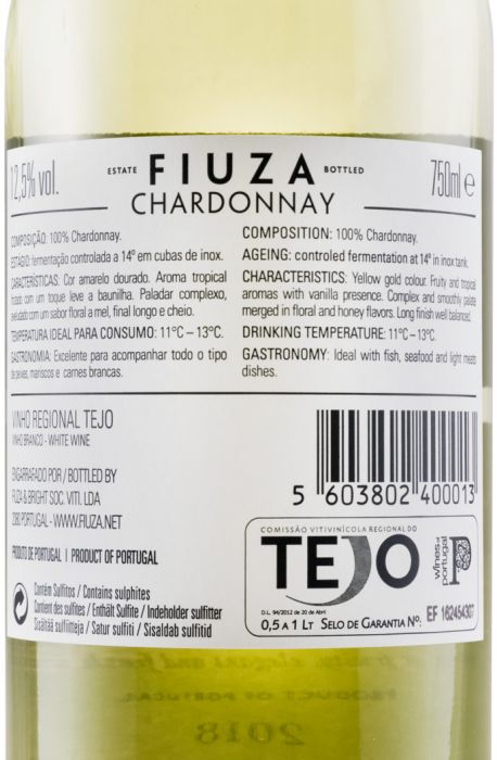 2018 Fiuza Chardonnay white