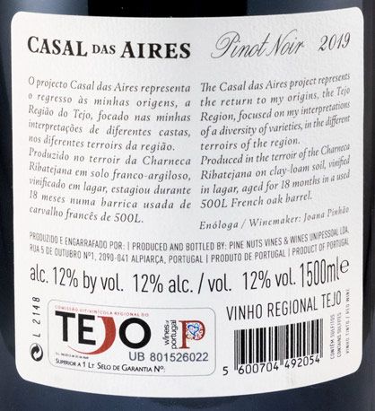 2019 Casal das Aires Pinot Noir red 1.5L