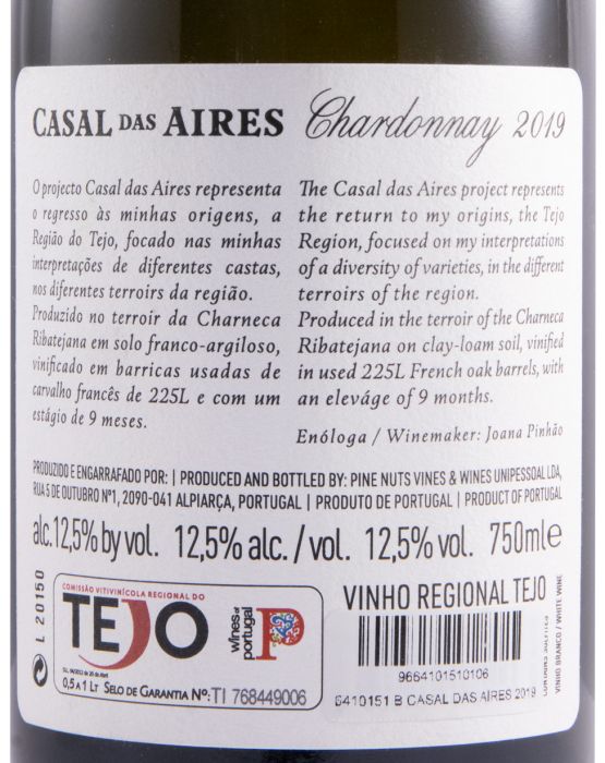 2019 Casal das Aires Chardonnay branco