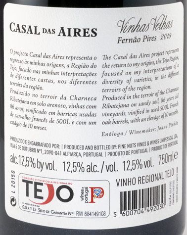 2019 Casal das Aires Vinhas Velhas Fernão Pires white