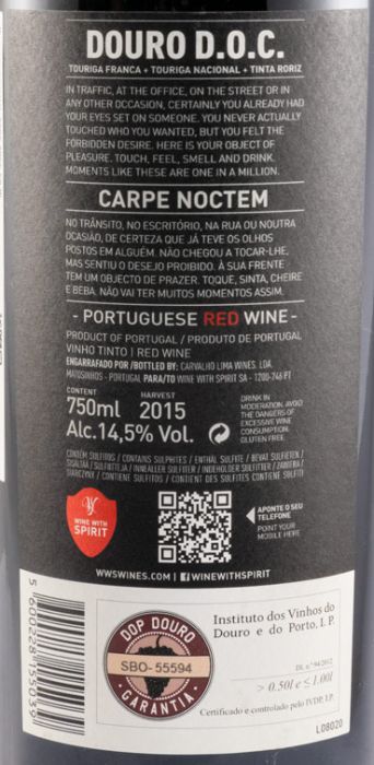 2015 Carpe Noctem Douro Edition red