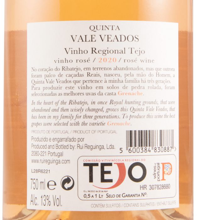 2020 Quinta Vale Veados rosé