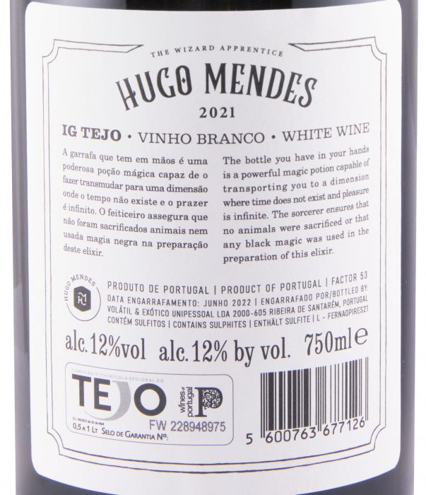 2021 Hugo Mendes Tejo white