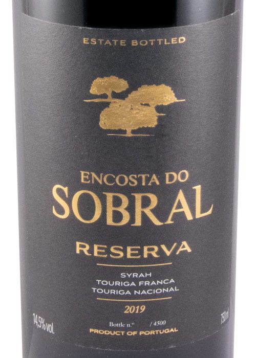2019 Encosta do Sobral Reserva red