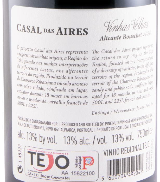 2020 Casal das Aires Alicante Bouschet tinto