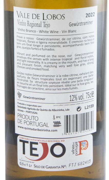 2022 Vale de Lobos Gewürztraminer white