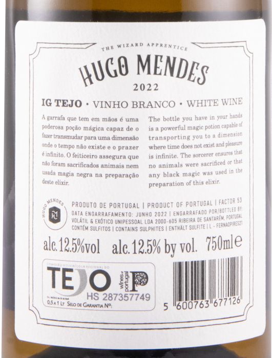 2022 Hugo Mendes Tejo Fernão Pires white