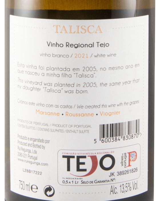 2021 Vinha da Talisca white