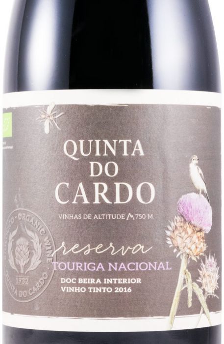 2016 Quinta do Cardo Reserva Touriga Nacional organic red