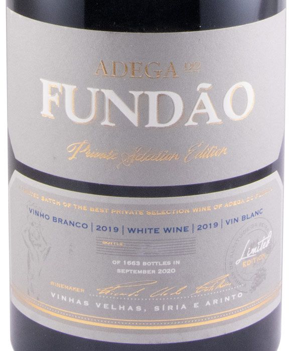 2019 Adega do Fundão Private Selection Vinhas Velhas Edição Limitada branco