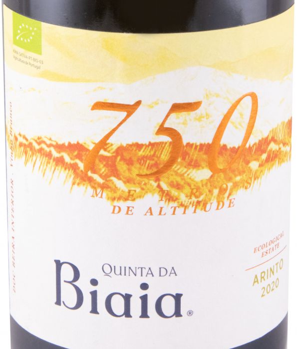 2020 Quinta da Biaia 750 Arinto biológico branco
