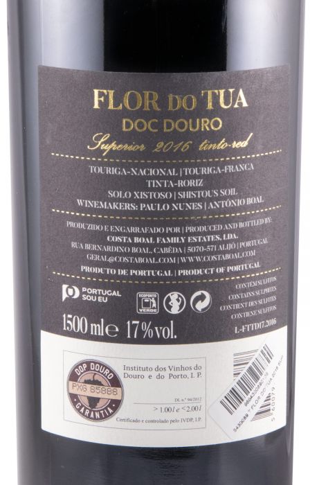 2016 Flor do Tua Superior 17 red 1.5L