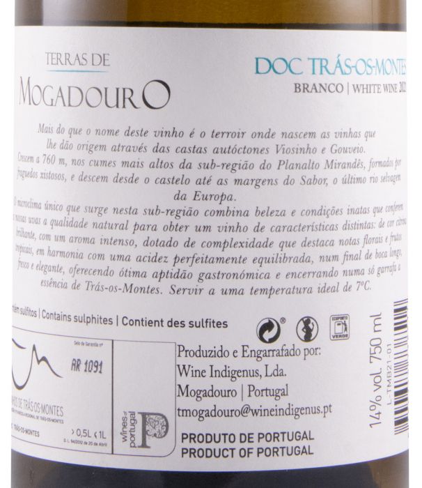 2021 Terras de Mogadouro branco