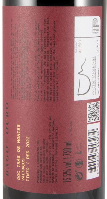 2022 Bago de Ouro Touriga Nacional tinto