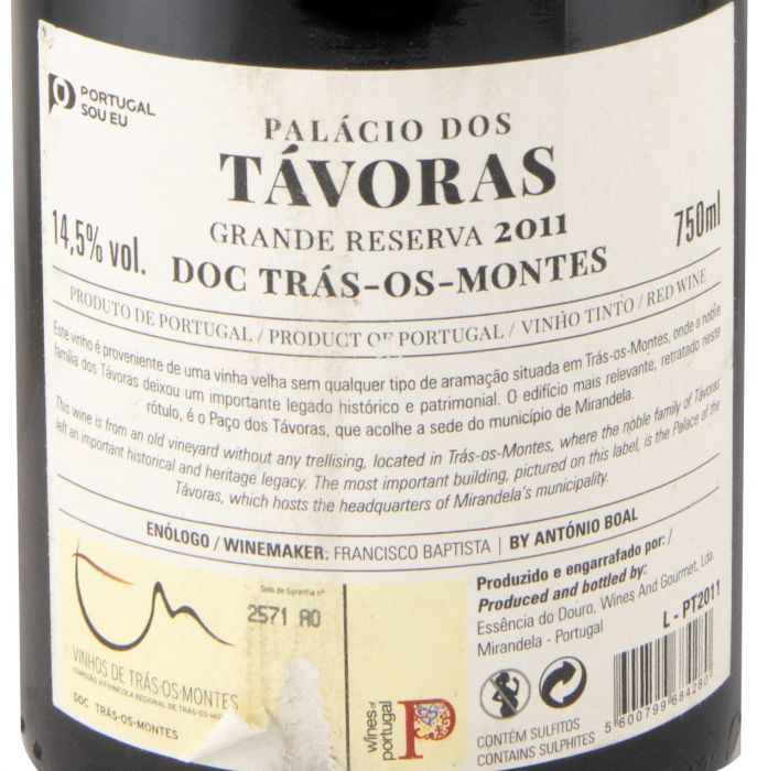 2011 Palácio dos Távoras Grande Reserva tinto