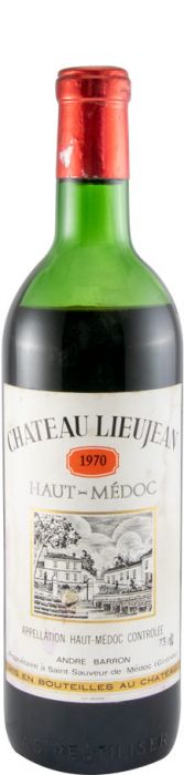 1970 Château Lieujean Haut-Medoc tinto (nível baixo)