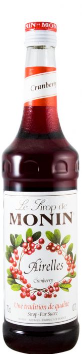 Syrup Airelles Cranberry Monin Red Cranberry