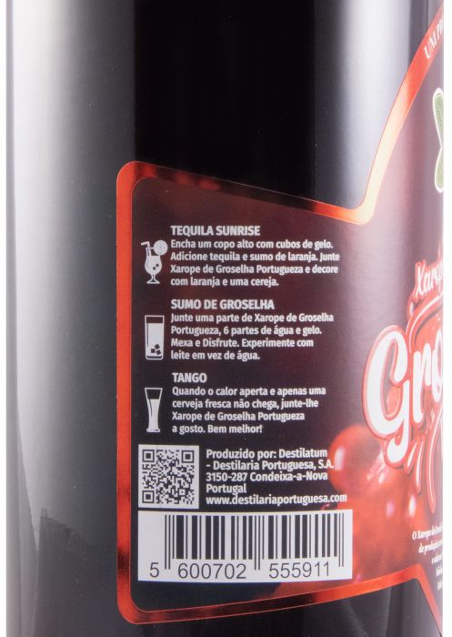 Syrup Gooseberry Portugueza 1L