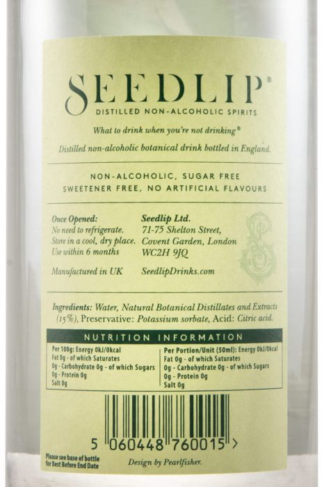 Seedlip Garden 108 s/Álcool