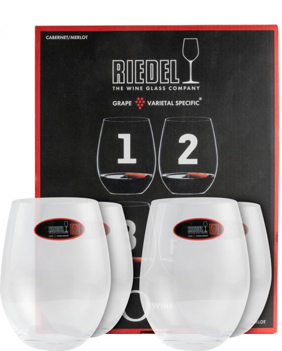 Conjunto Copos Riedel The O Wine Tumbler Cabernet Sauvignon & Merlot (4x60cl)