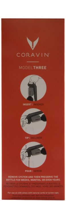 Coravin Sistema de Preservação de Vinhos Modelo 3