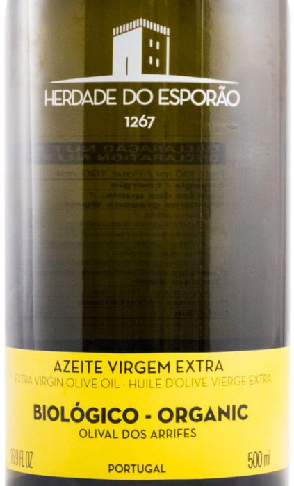 Olive Oil Extra Virgin Herdade do Esporão biológico 50cl