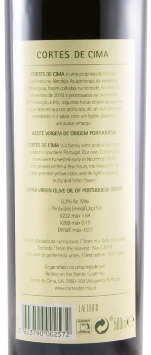 Olive Oil Extra Virgin Cortes de Cima 50cl