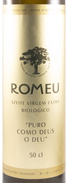 Olive Oil Extra Virgin Romeu organic 50cl