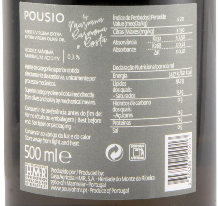 Olive Oil Extra Virgin Pousio 50cl