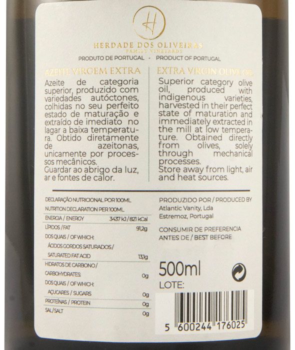 Azeite Virgem Extra Herdade dos Oliveiras 50cl