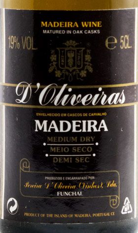 Miniature Madeira D'Oliveiras Meio Seco 3 years
