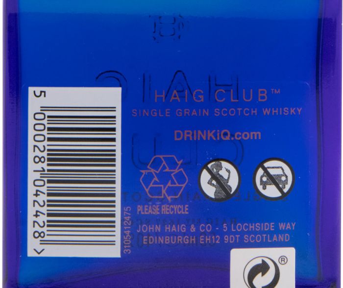 Miniatura Haig Club by David Beckham