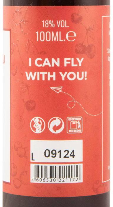 Miniature Ginja Liqueur Mariquinhas w/Ceramic Cup 10cl