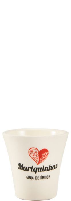 Miniature Ginja Liqueur Mariquinhas w/Ceramic Cup 10cl