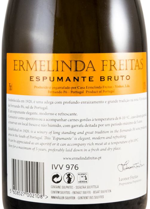 2009 Sparkling Wine Casa Ermelinda Freitas Brut