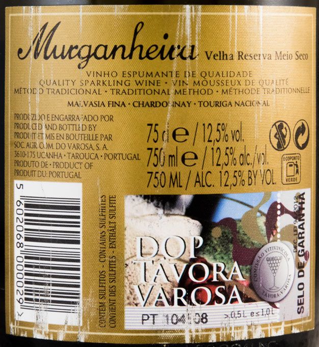 Sparkling Wine Murganheira Velha Reserva Demi-Sec