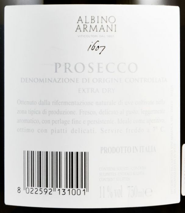 Sparkling Wine Albino Armani Prosecco