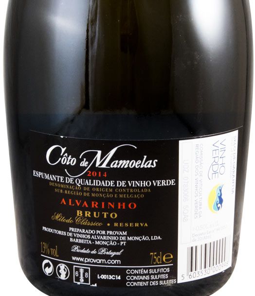 Sparkling Wine Côto de Mamoelas Alvarinho Reserva Brut
