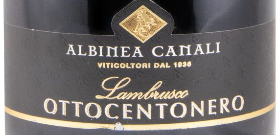 Lambrusco Albinea Canali Ottocentonero Seco