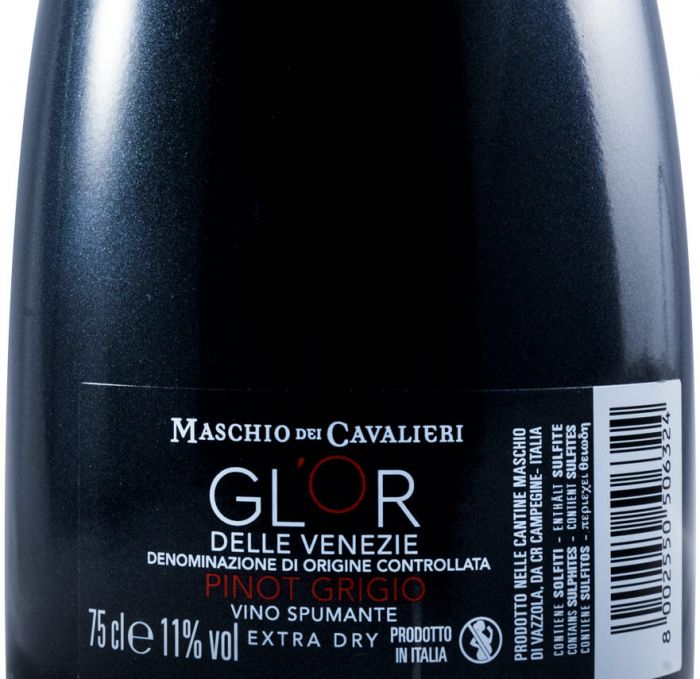Sparkling Wine Maschio dei Cavalieri Gl'Or Pinot Grigio Extra Dry