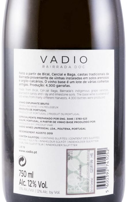 Sparkling Wine Vadio Brut