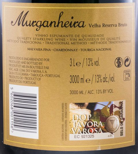 Sparkling Wine Murganheira Velha Reserva Brut 3L