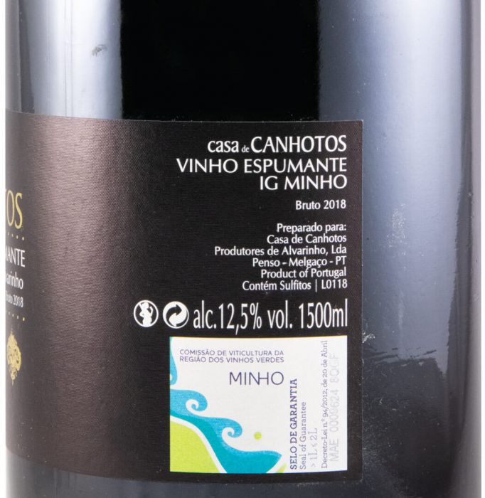 2018 Sparkling Wine Casa de Canhotos Brut 1.5L