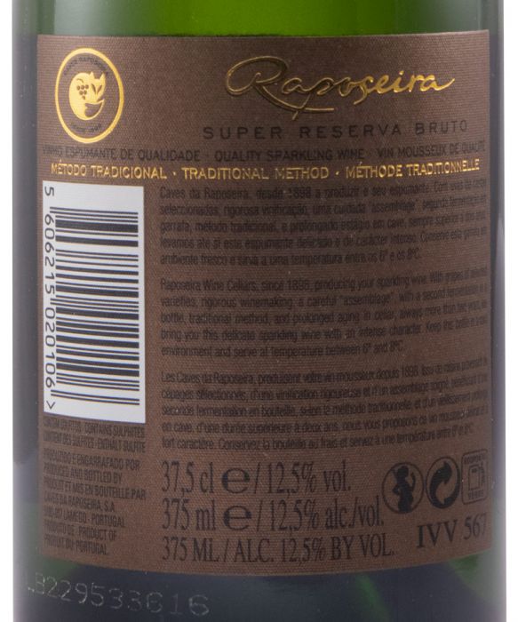 Sparkling Wine Raposeira Super Reserva Brut 37.5cl