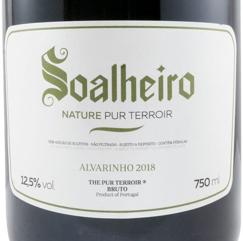 2018 Sparkling Wine Soalheiro Alvarinho Nature Pur Terroir Brut