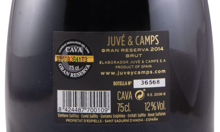 2014 Sparkling Wine Cava Juvé & Camps Gran Reserva Brut