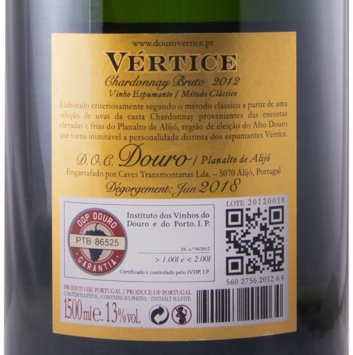 2012 Sparkling Wine Vértice Chardonnay Brut 1.5L