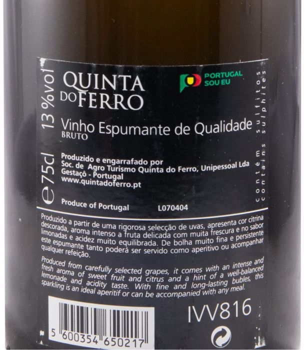 Espumante Quinta do Ferro Bruto