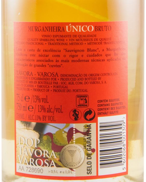 2016 Espumante Murganheira Único Bruto